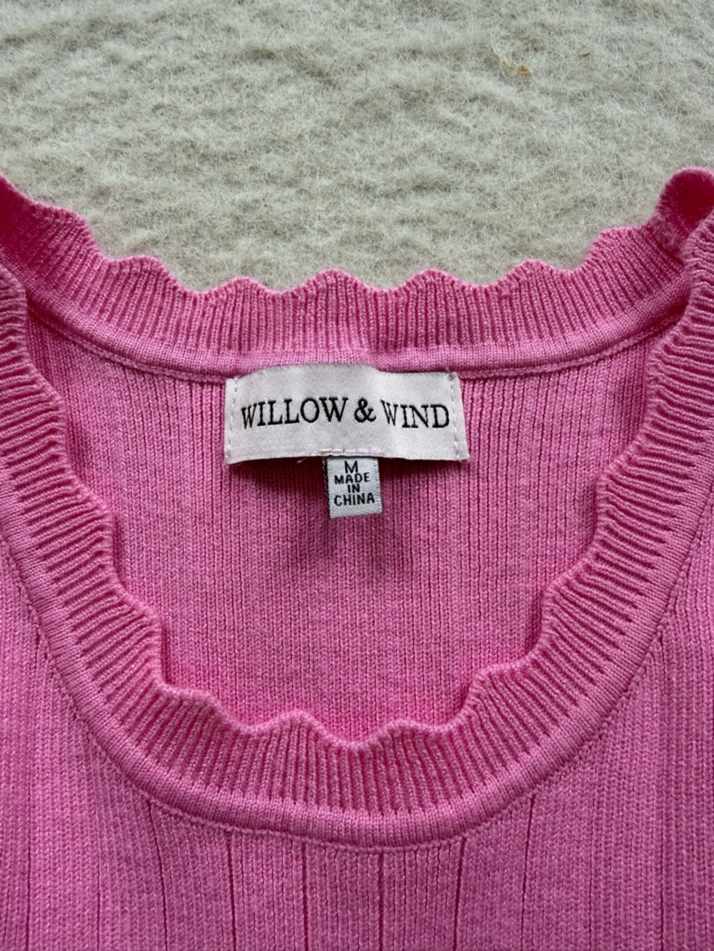 Willow & Wind Pink Knit Tiered Dress - Picture 7 of 15